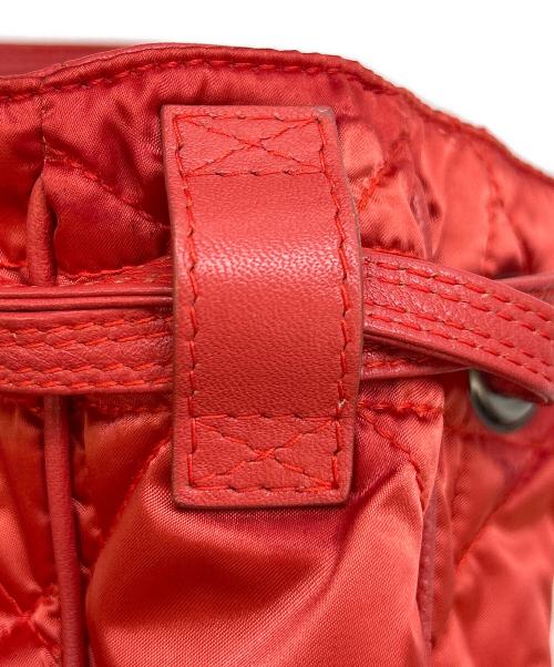 Christian Dior（クリスチャン ディオール）Christian Dior (クリスチャン ディオール) 巾着 カナージュ レッドの古着・服飾アイテム