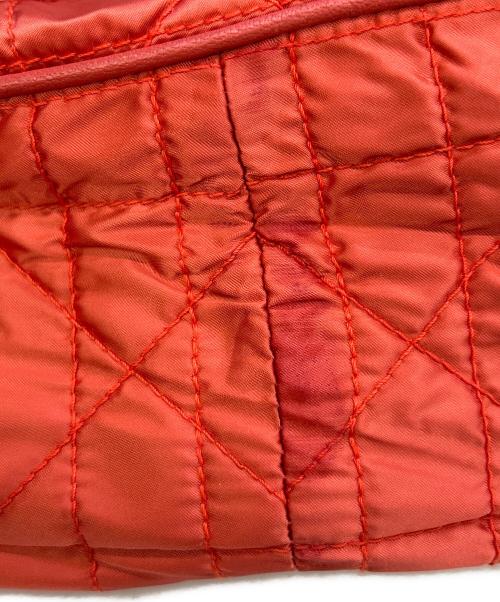 Christian Dior（クリスチャン ディオール）Christian Dior (クリスチャン ディオール) 巾着 カナージュ レッドの古着・服飾アイテム