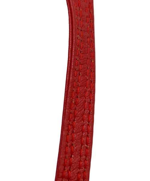 Christian Dior（クリスチャン ディオール）Christian Dior (クリスチャン ディオール) 巾着 カナージュ レッドの古着・服飾アイテム