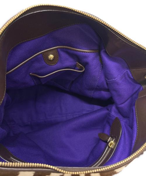 POLO RALPH LAUREN（ポロ・ラルフローレン）POLO RALPH LAUREN (ポロ・ラルフローレン) ショルダーバッグ ハラコの古着・服飾アイテム