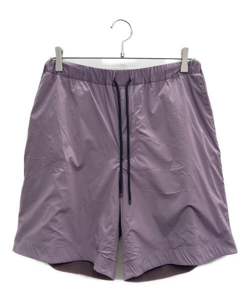 AURALEE（オーラリー）AURALEE (オーラリー) TERRY LINED LIGHT NYLON EASY SHORTS パープル サイズ:3の古着・服飾アイテム