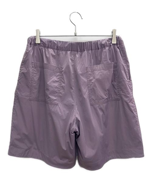 AURALEE（オーラリー）AURALEE (オーラリー) TERRY LINED LIGHT NYLON EASY SHORTS パープル サイズ:3の古着・服飾アイテム