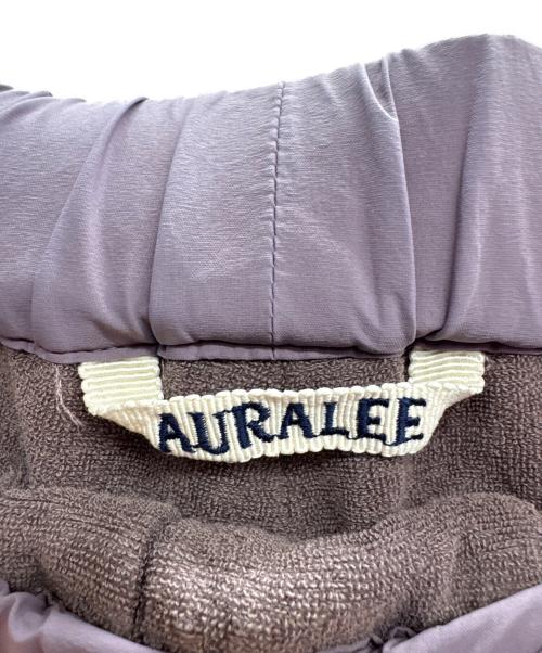 AURALEE（オーラリー）AURALEE (オーラリー) TERRY LINED LIGHT NYLON EASY SHORTS パープル サイズ:3の古着・服飾アイテム