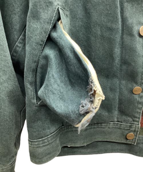 L.L.Bean（エルエルビーン）L.L.Bean (エルエルビーン) カラーデニムジャケット グリーン サイズ:Mの古着・服飾アイテム