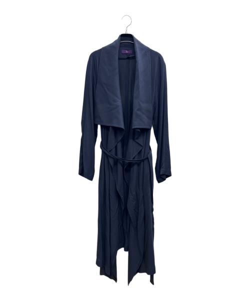 GROUND Y（グラウンドワイ）GROUND Y (グラウンドワイ) ドレープコート ネイビー サイズ:1の古着・服飾アイテム
