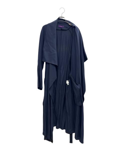 GROUND Y（グラウンドワイ）GROUND Y (グラウンドワイ) ドレープコート ネイビー サイズ:1の古着・服飾アイテム