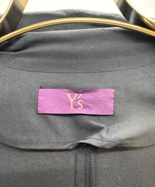 GROUND Y（グラウンドワイ）GROUND Y (グラウンドワイ) ドレープコート ネイビー サイズ:1の古着・服飾アイテム