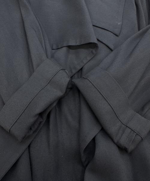 GROUND Y（グラウンドワイ）GROUND Y (グラウンドワイ) ドレープコート ネイビー サイズ:1の古着・服飾アイテム