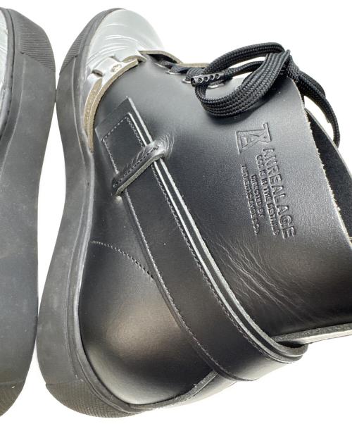 ANREALAGE（アンリアレイジ）ANREALAGE (アンリアレイジ) ハイカットブーツ シルバー×ブラック サイズ:8の古着・服飾アイテム