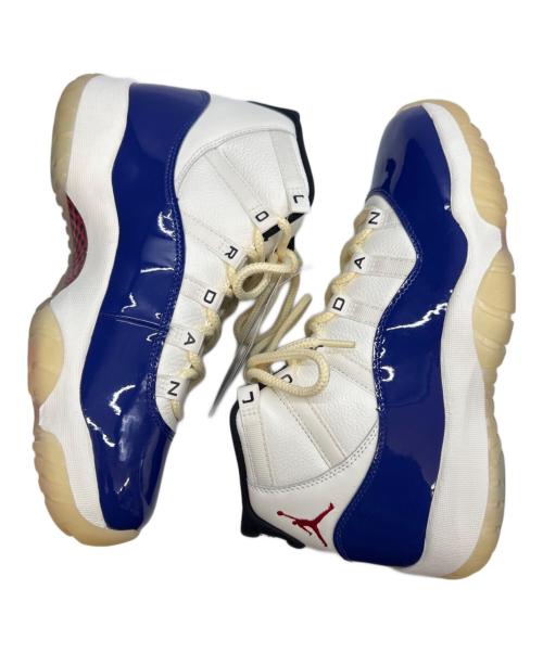 NIKE（ナイキ）NIKE (ナイキ) Air Jordan 11 Retro RA ホワイト×ブルー サイズ:26.5 未使用品の古着・服飾アイテム