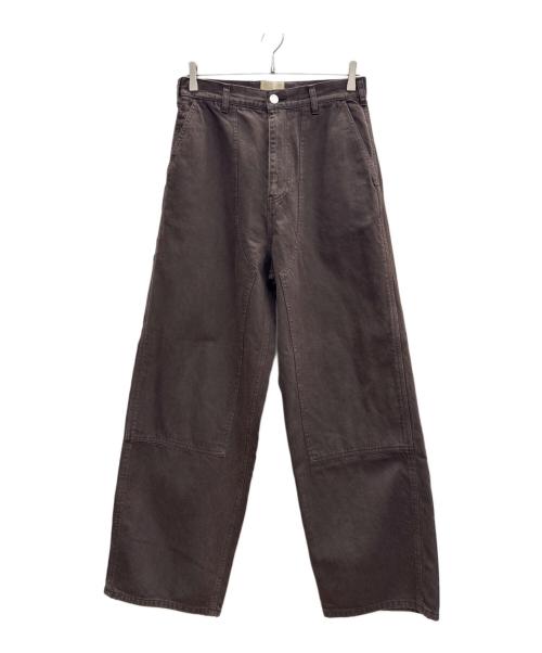 SHISHIKUI（シシクイ）SHISHIKUI (シシクイ) ワイドパンツ ブラウン サイズ:36の古着・服飾アイテム