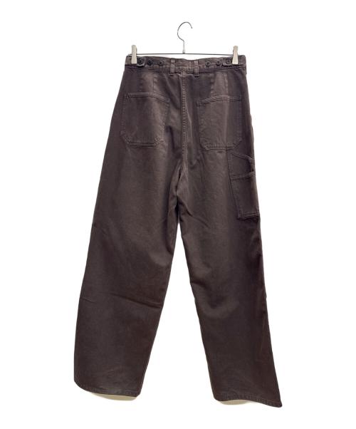 SHISHIKUI（シシクイ）SHISHIKUI (シシクイ) ワイドパンツ ブラウン サイズ:36の古着・服飾アイテム