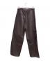 SHISHIKUI (シシクイ) ワイドパンツ ブラウン サイズ:36：12000円