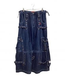 TRIPP NYC（トリップニューヨークシティー）の古着「STRAP ZIP OFF PANT」｜ブルー