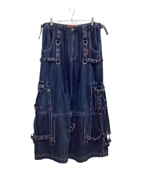 TRIPP NYC（トリップニューヨークシティー）TRIPP NYC (トリップニューヨークシティー) STRAP ZIP OFF PANT ブルー サイズ:Lの古着・服飾アイテム