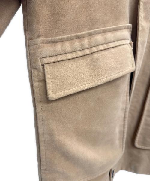 A.P.C.（アーペーセー）A.P.C. (アーペーセー) スエードジャケット ベージュ サイズ:1の古着・服飾アイテム