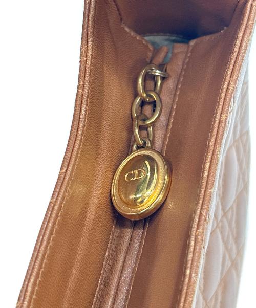 Christian Dior（クリスチャン ディオール）Christian Dior (クリスチャン ディオール) ワンショルダーバッグ カナージュ ブラウンの古着・服飾アイテム