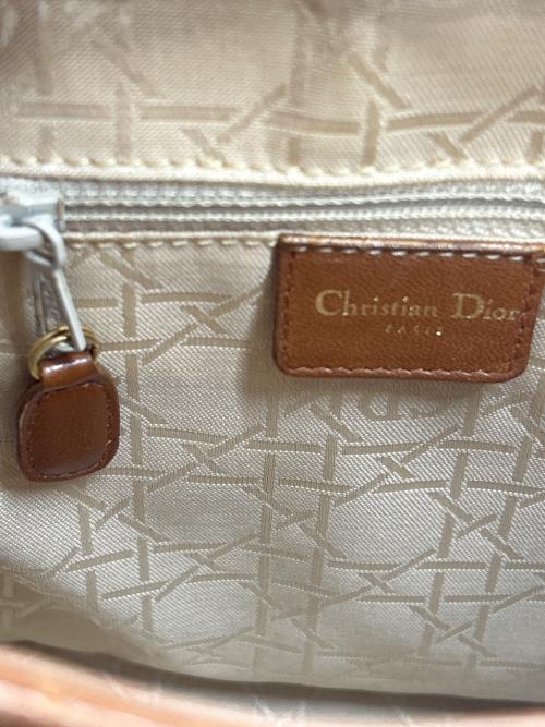 Christian Dior（クリスチャン ディオール）Christian Dior (クリスチャン ディオール) ワンショルダーバッグ カナージュ ブラウンの古着・服飾アイテム