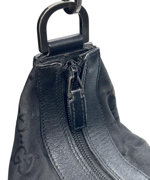 GUCCI（グッチ）GUCCI (グッチ) ワンショルダーバッグ バンブーハンドル  ブラックの古着・服飾アイテム