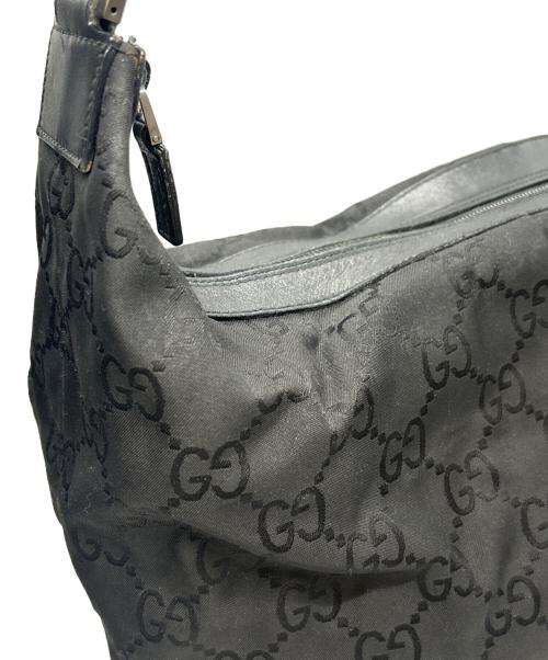 GUCCI（グッチ）GUCCI (グッチ) ワンショルダーバッグ バンブーハンドル  ブラックの古着・服飾アイテム