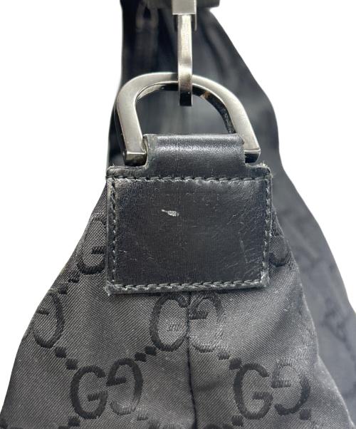 GUCCI（グッチ）GUCCI (グッチ) ワンショルダーバッグ バンブーハンドル  ブラックの古着・服飾アイテム