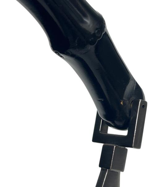 GUCCI（グッチ）GUCCI (グッチ) ワンショルダーバッグ バンブーハンドル  ブラックの古着・服飾アイテム