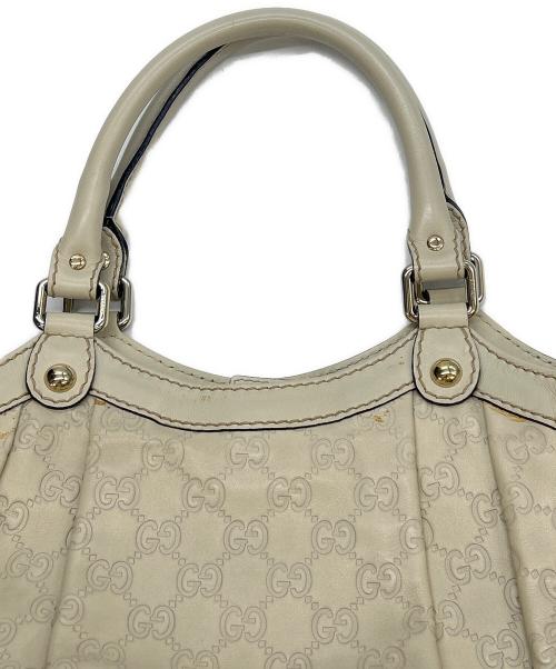 GUCCI（グッチ）GUCCI (グッチ) トートバッグ スーキー グッチシマ ホワイトの古着・服飾アイテム