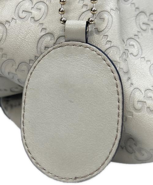 GUCCI（グッチ）GUCCI (グッチ) トートバッグ スーキー グッチシマ ホワイトの古着・服飾アイテム