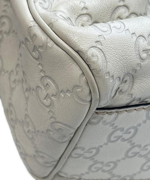 GUCCI（グッチ）GUCCI (グッチ) トートバッグ スーキー グッチシマ ホワイトの古着・服飾アイテム