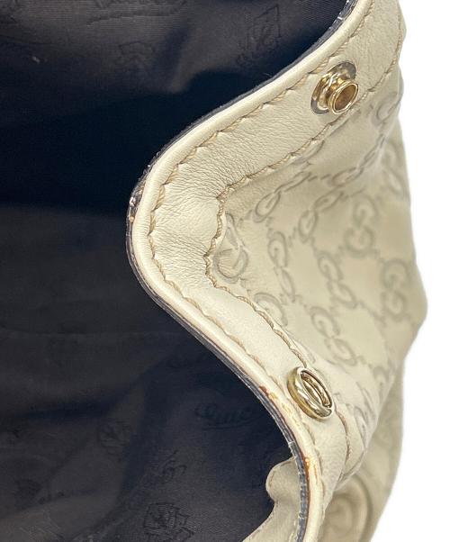 GUCCI（グッチ）GUCCI (グッチ) トートバッグ スーキー グッチシマ ホワイトの古着・服飾アイテム