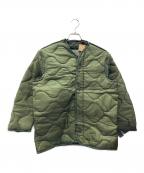 US ARMYユーエスアーミー）の古着「M-65フィールドジャケット ライナー 2002年製」｜グリーン