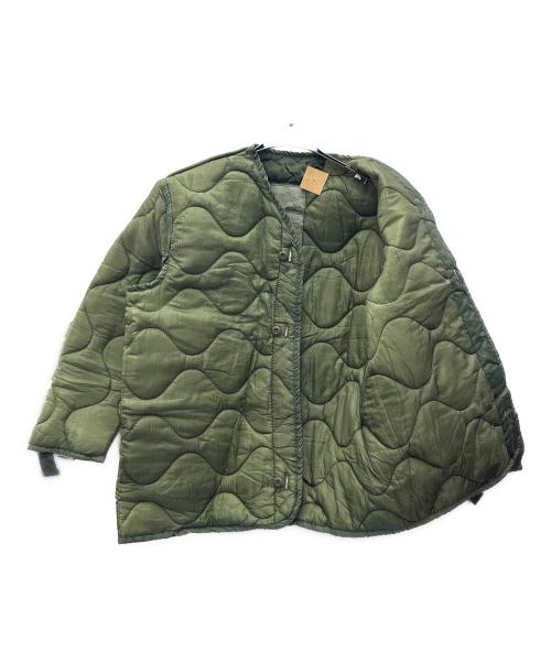 US ARMY（ユーエスアーミー）US ARMY (ユーエスアーミー) M-65フィールドジャケット ライナー 2002年製 グリーン サイズ:SMALLの古着・服飾アイテム