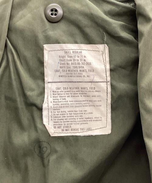 US ARMY（ユーエスアーミー）US ARMY (ユーエスアーミー) M-65 フィールドジャケット 1976年 グリーン サイズ:SMALL REGULARの古着・服飾アイテム