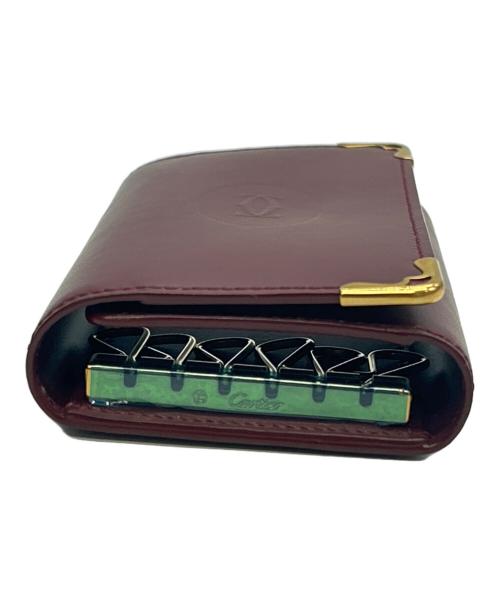 Cartier（カルティエ）Cartier (カルティエ) 6連キーケース マストライン ボルドーの古着・服飾アイテム