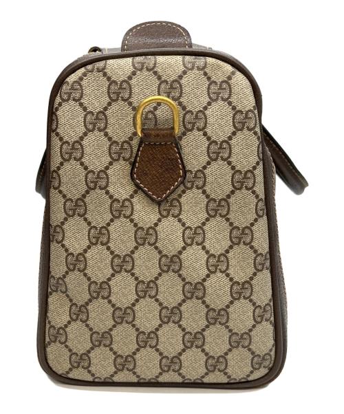GUCCI（グッチ）GUCCI (グッチ) GUCCI(グッチ) ボストンバッグ OLD GUCCI ブラウンの古着・服飾アイテム