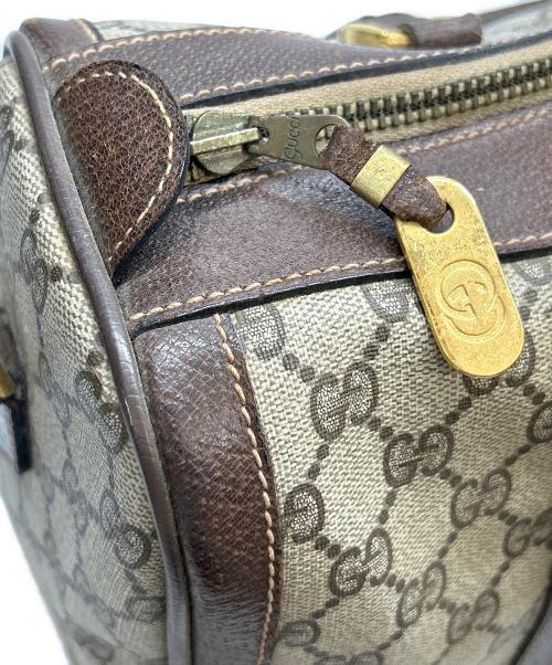 GUCCI（グッチ）GUCCI (グッチ) GUCCI(グッチ) ボストンバッグ OLD GUCCI ブラウンの古着・服飾アイテム