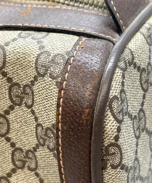 GUCCI（グッチ）GUCCI (グッチ) GUCCI(グッチ) ボストンバッグ OLD GUCCI ブラウンの古着・服飾アイテム
