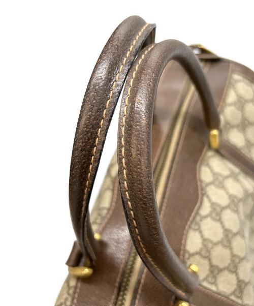 GUCCI（グッチ）GUCCI (グッチ) GUCCI(グッチ) ボストンバッグ OLD GUCCI ブラウンの古着・服飾アイテム