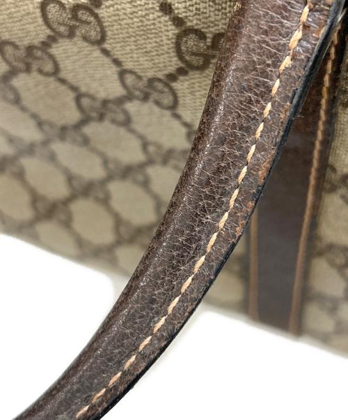 GUCCI（グッチ）GUCCI (グッチ) GUCCI(グッチ) ボストンバッグ OLD GUCCI ブラウンの古着・服飾アイテム