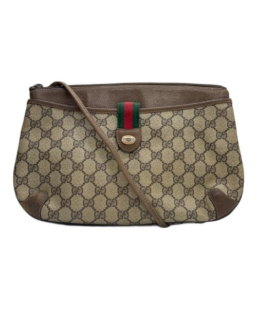 GUCCI（グッチ）GUCCI (グッチ) ショルダーバッグ シェリーライン ブラウンの古着・服飾アイテム