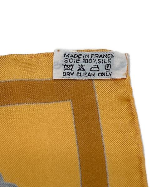 HERMES（エルメス）HERMES (エルメス) シルクスカーフ カレ90 オレンジの古着・服飾アイテム