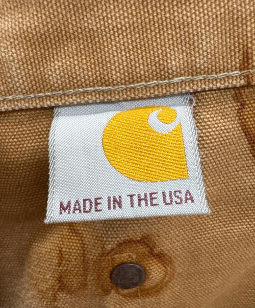 CarHartt（カーハート）CarHartt (カーハート) DOUBLE FRONT WORK DUNGAREE ベージュ サイズ:33×30の古着・服飾アイテム