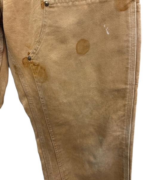 CarHartt（カーハート）CarHartt (カーハート) DOUBLE FRONT WORK DUNGAREE ベージュ サイズ:33×30の古着・服飾アイテム