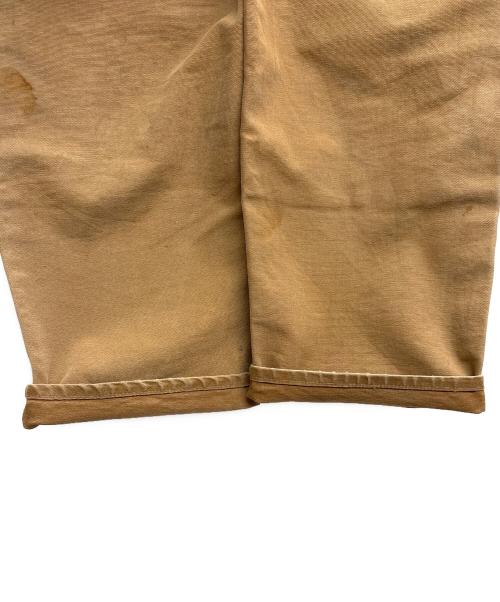 CarHartt（カーハート）CarHartt (カーハート) DOUBLE FRONT WORK DUNGAREE ベージュ サイズ:33×30の古着・服飾アイテム
