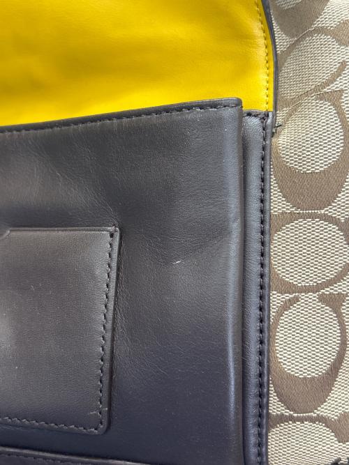 COACH（コーチ）COACH (コーチ) ショルダーバッグ シグネチャー ブラウンの古着・服飾アイテム