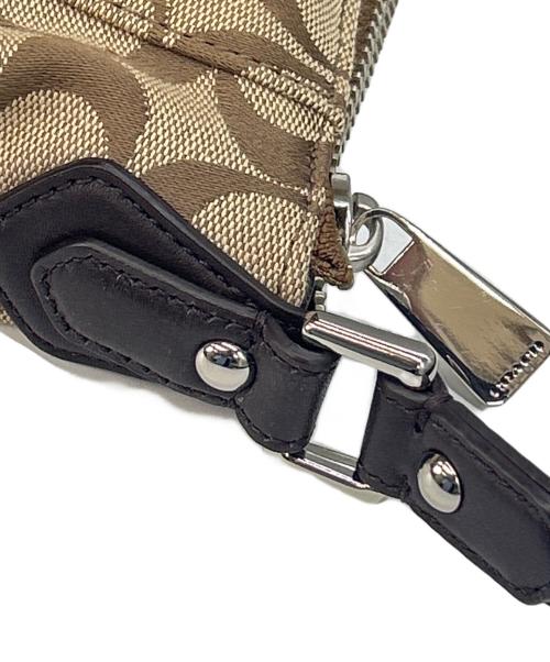 COACH（コーチ）COACH (コーチ) ショルダーバッグ シグネチャー ブラウンの古着・服飾アイテム