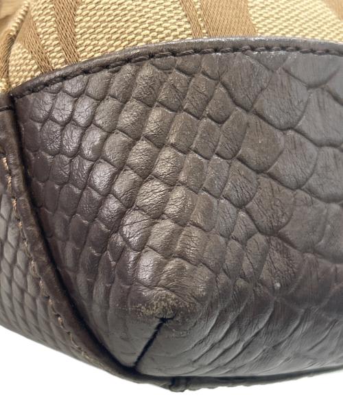 COACH（コーチ）COACH (コーチ) ショルダーバッグ シグネチャー ブラウンの古着・服飾アイテム