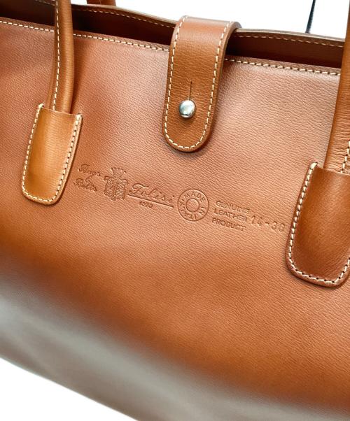 Felisi（フェリージ）Felisi (フェリージ) レザートートバッグ ブラウンの古着・服飾アイテム