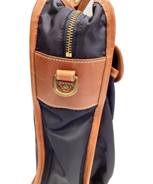 Felisi（フェリージ）Felisi (フェリージ) UNITED ARROWS (ユナイテッドアローズ) 2WAYビジネスバッグ ネイビー×ブラウンの古着・服飾アイテム