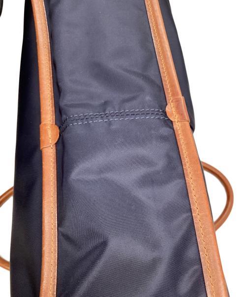 Felisi（フェリージ）Felisi (フェリージ) UNITED ARROWS (ユナイテッドアローズ) 2WAYビジネスバッグ ネイビー×ブラウンの古着・服飾アイテム